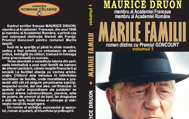 ”Marile familii” (vol I), de Maurice Druon| RECOMANDARE DE CARTE