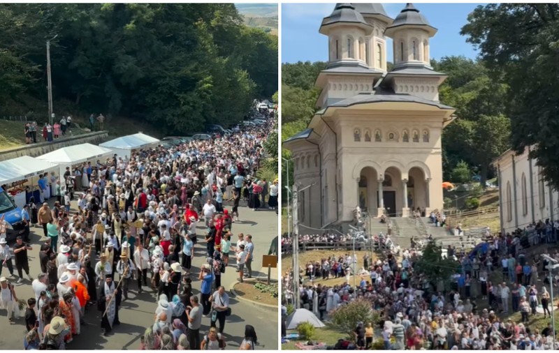 Pelerinaje religioase de Sfânta Maria. Sute de mii de credincioși participă la slujbele de la marile lăcașuri de cult
