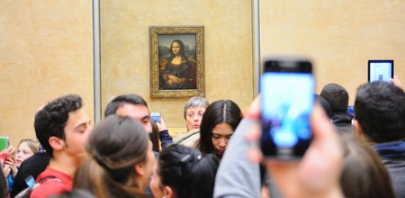 Mona Lisa sau Gioconda - vizitată de milioane de oameni, la Muzeul Luvru