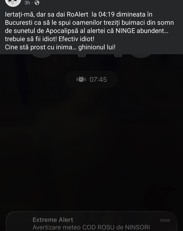 Românii se învață unul pe altul cum să oprească mesajele RO-Alert, după ce au fost treziți din somn la ora 4: „Nici nu știu ce scria în el”