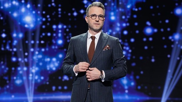 Andi Moisescu la „Românii au talent”, emisiune difuzată de PRO TV