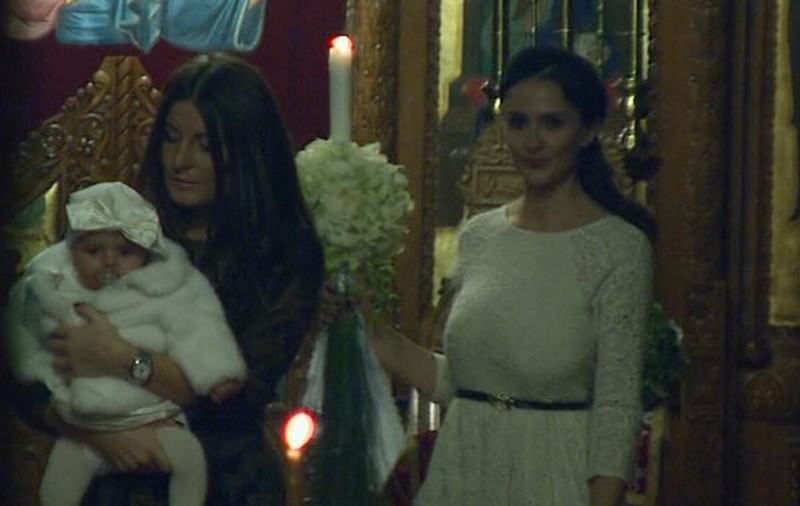 Foto | Adelina și Cristi Chivu au botezat-o pe fetița lui Daniel și a Oanei Niculae