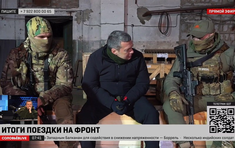Mesajul transmis de propagandistul rus Vladimir Soloviov soldaților ucraineni: „Timp de opt ani ați ucis și violat oamenii din Donbas"