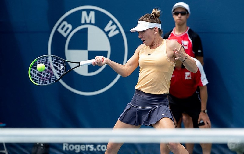 Simona Halep a trecut de Svetlana Kuznețova, în turneul Rogers Cup 2019. E în sferturi la Toronto