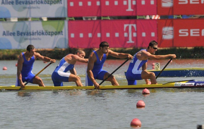 Echipajul de canoe 4 (1000 de metri) al României a fost descalificat la CE de kaiac canoe