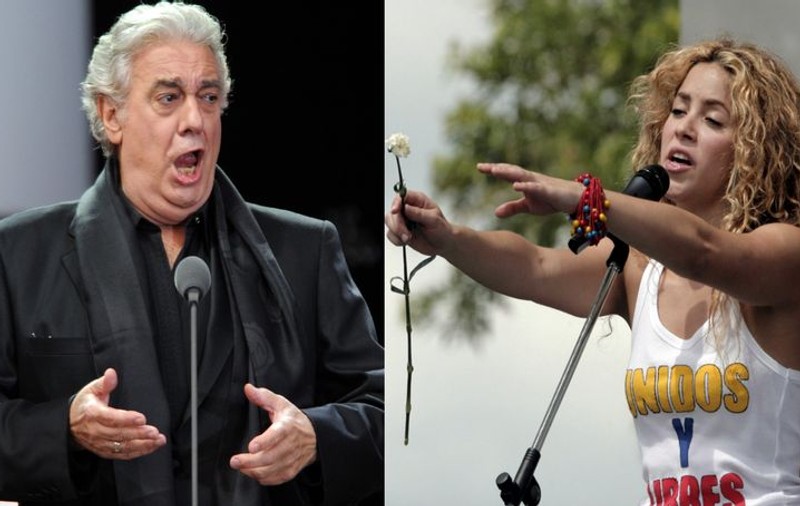 Placido Domingo vrea să cânte cu Shakira