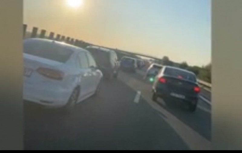 Trafic îngreunat în drum spre mare. Accident cu trei mașini pe Autostrada Soarelui