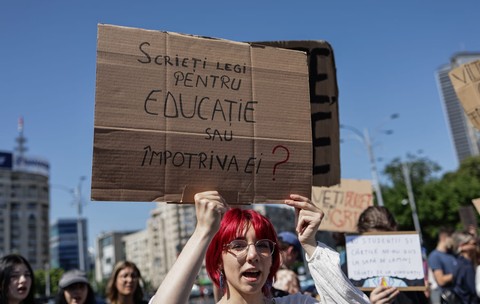 Protest studenti bucuresti reducere burse-26 iunie 2025 Vlad Chirea (6)