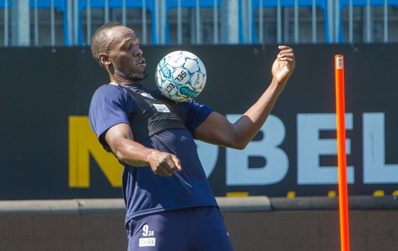 Usain Bolt a debutat ca fotbalist la Strømsgodset. Fostul atlet a bifat doar 20 de minute