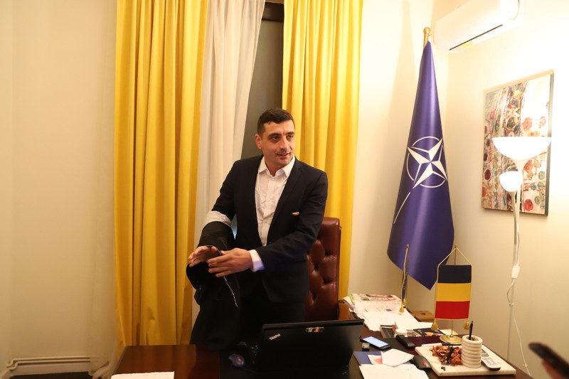 George Simion, liderul partidului AUR