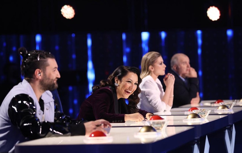 Florin Călinescu și Andra, discuție savuroasă la „Românii au talent”. I-a făcut masaj în fața tuturor