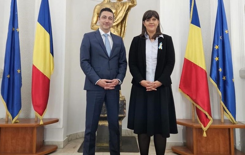 Laura Kovesi, întâlnire la Bucureşti cu noul șef al Parchetului General. Ce au discutat
