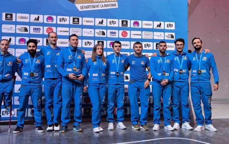 Lotul Național de Para Climbing al României încheie sezonul cu 12 medalii, dintre care 3 la Cupa Mondială din Franța