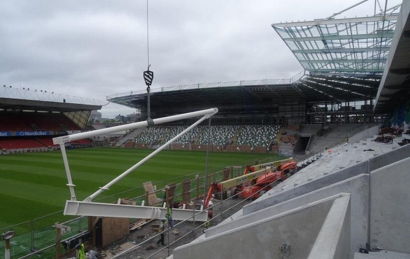 Meciul cu Irlanda de Nord se joacă pe un stadion aflat în şantier / FOTO&VIDEO