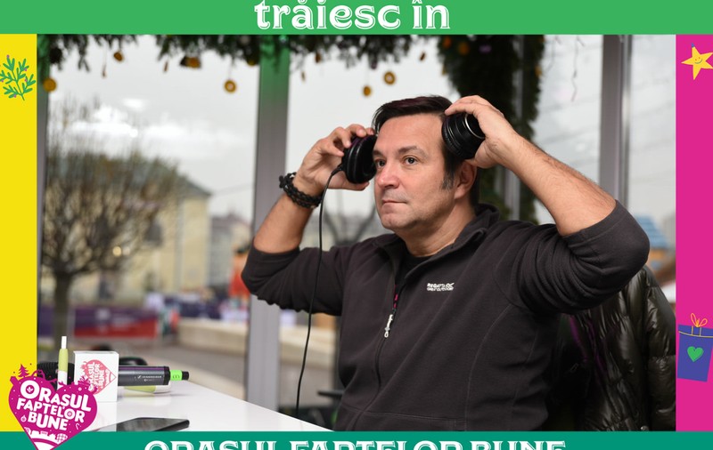 Daniel Buzdugan, în Orașul Faptelor Bune: „Bine ați venit la ghișeul de taxe și impozite pentru fericire!”