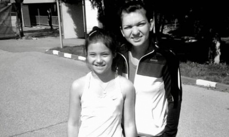 Emma Răducanu, alături de Simona Halep / Sursa foto: Instagram @simonahalep