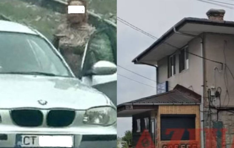 O șoferiță beată a căzut cu BMW-ul pe linia de cale ferată din Eforie Nord și a blocat circulația trenurilor | VIDEO