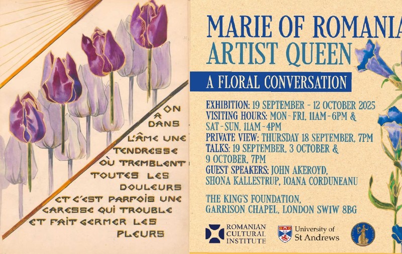 Picturi realizate de regina Maria, expuse la Londra, alături de lucrări ale regelui Charles: „O punte culturală între cele două ţări”