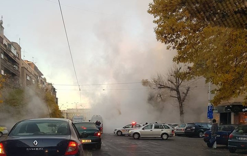 O conductă de apă s-a spart în apropierea Gării de Nord. Ce zone sunt afectate în sectorul 1 al Capitalei