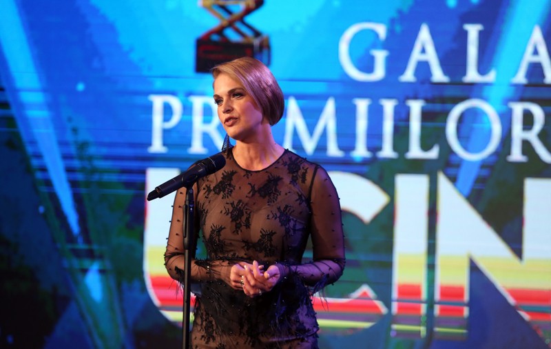 Actrița Manuela Hărăbor prezintă Gala Premiilor UCIN 2018