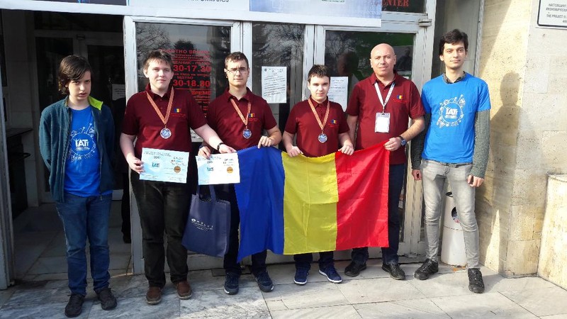 Echipa de juniori a României de la Turneul Internaţional de Informatică