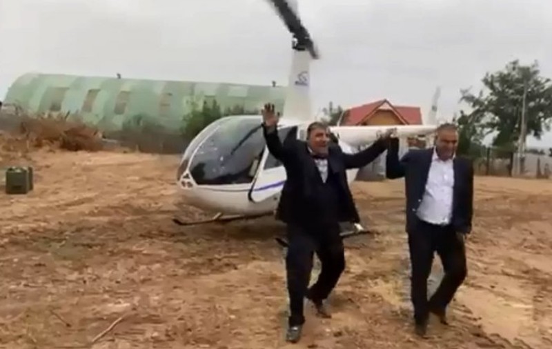 Primar din Dolj, dus la nuntă cu elicopterul: „Fu mișto! A fost ambiția lu’ finu’”