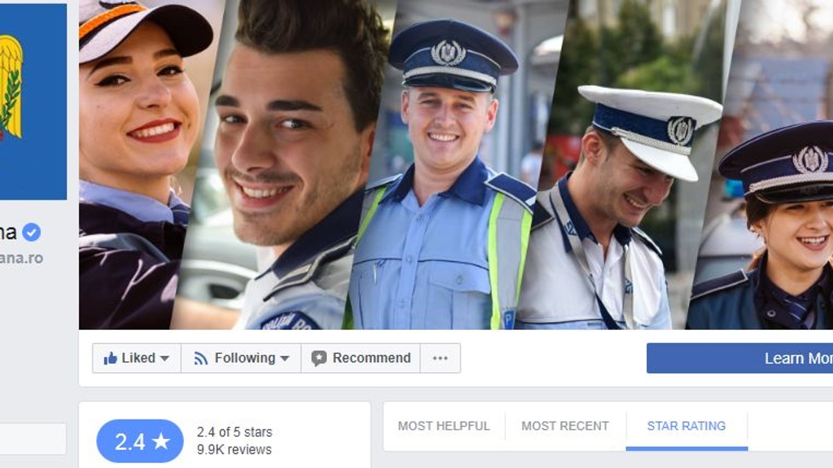 Românii care au criticat Poliţia pe Facebook s-au trezit cu conturile blocate