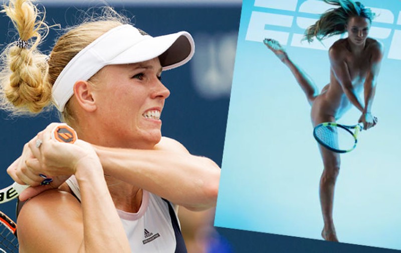 Jucătoarea daneză de tenis Caroline Wozniacki s-a dezbrăcat |  FOTO&VIDEO