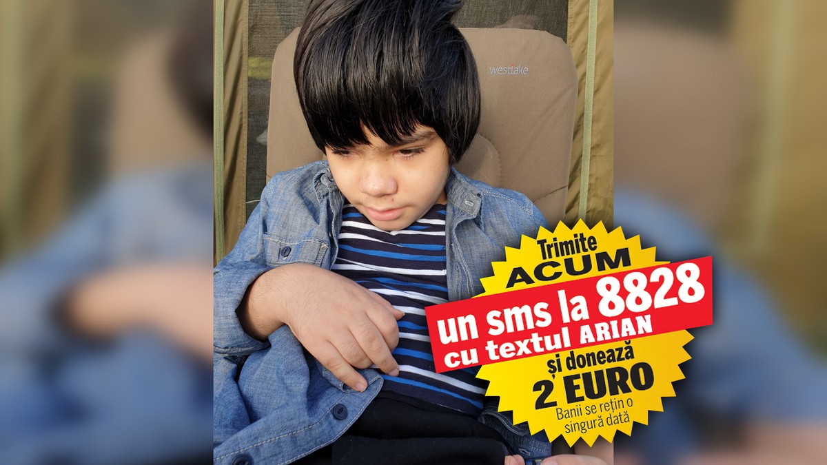 Transplantul cu celule stem e sigura șansă la viață pentru Arian. Băiatul de 13 ani suferă de sindromul MELAS și are nevoie de 40.000 de dolari pentru a fi tratat în Thailanda