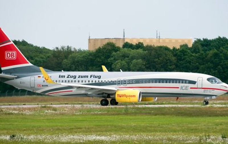 Un avion a ieşit de pe pistă după ce a lovit o vacă