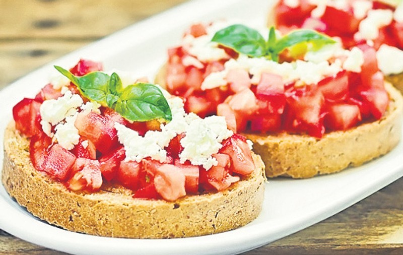 O rețetă sănătoasă - Bruschette