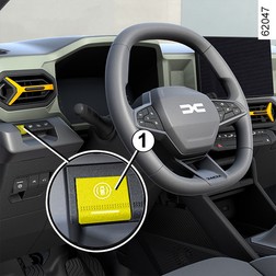 Butonul cel mai folosit la Dacia, așa cum e el explicat în Manualul Utilizatorului