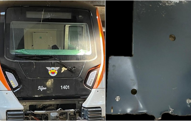 Incident bizar la Metrorex în toiul nopții, la testarea trenului Alstom. Bucăți din „Ilfov” s-au desprins, angajații de la metrou nu-și explică de ce