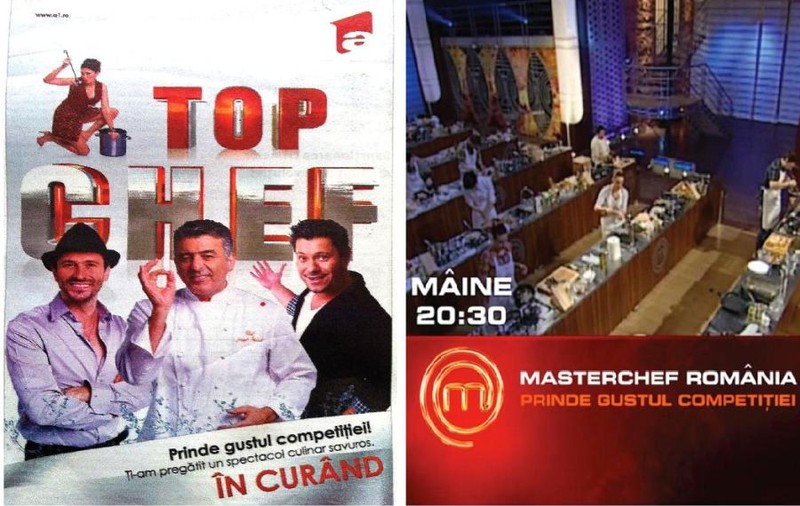 RĂZBOI ÎNTRE TELEVIZIUNILE Antena 1 şi Pro Tv! Vezi SLOGANUL FURAT de "Top Chef" de la "MasterChef"!