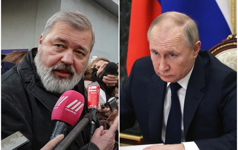 Putin, înfruntat fățiș la Moscova: ziaristul rus Dmitri Muratov își oferă Premiul Nobel pentru Pace refugiaților ucraineni