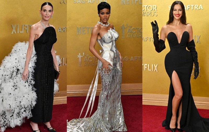 Vedete pe covorul roșu la Actor Awards 2026. Apariții spectaculoase, elegante și îndrăznețe