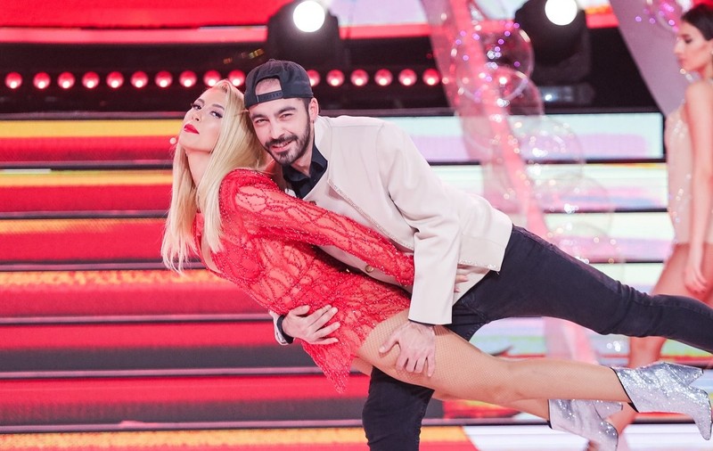 Cele mai frumoase imagini cu Andreea Bălan și Petrișor Ruge din timpul spectacolelor de dans. Cum arătau în urmă cu 18 ani