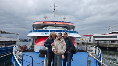 Duckadam alături de soție și fiica sa