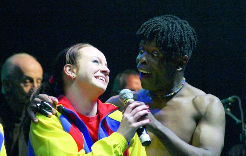 Gimnastele au dansat alături de Boney M