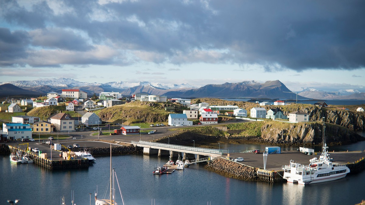 Harbour, Stykkisholmur, Snaefellsnes, Iceland
