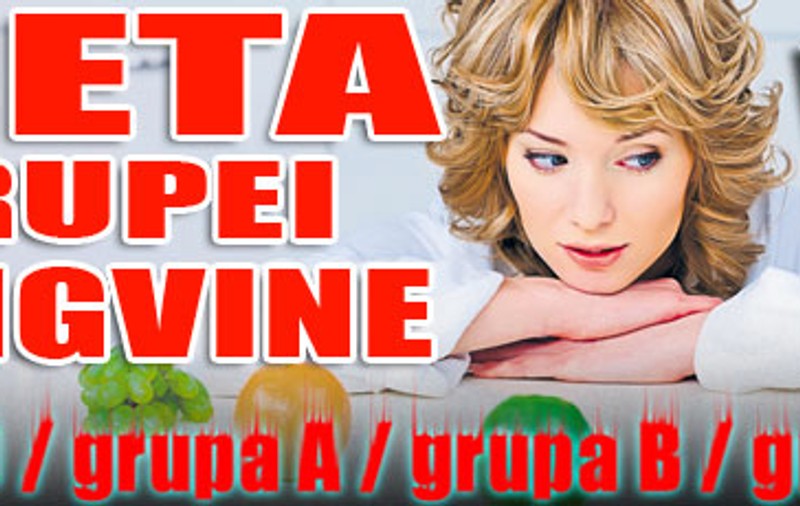 Ține dieta grupei sangvine