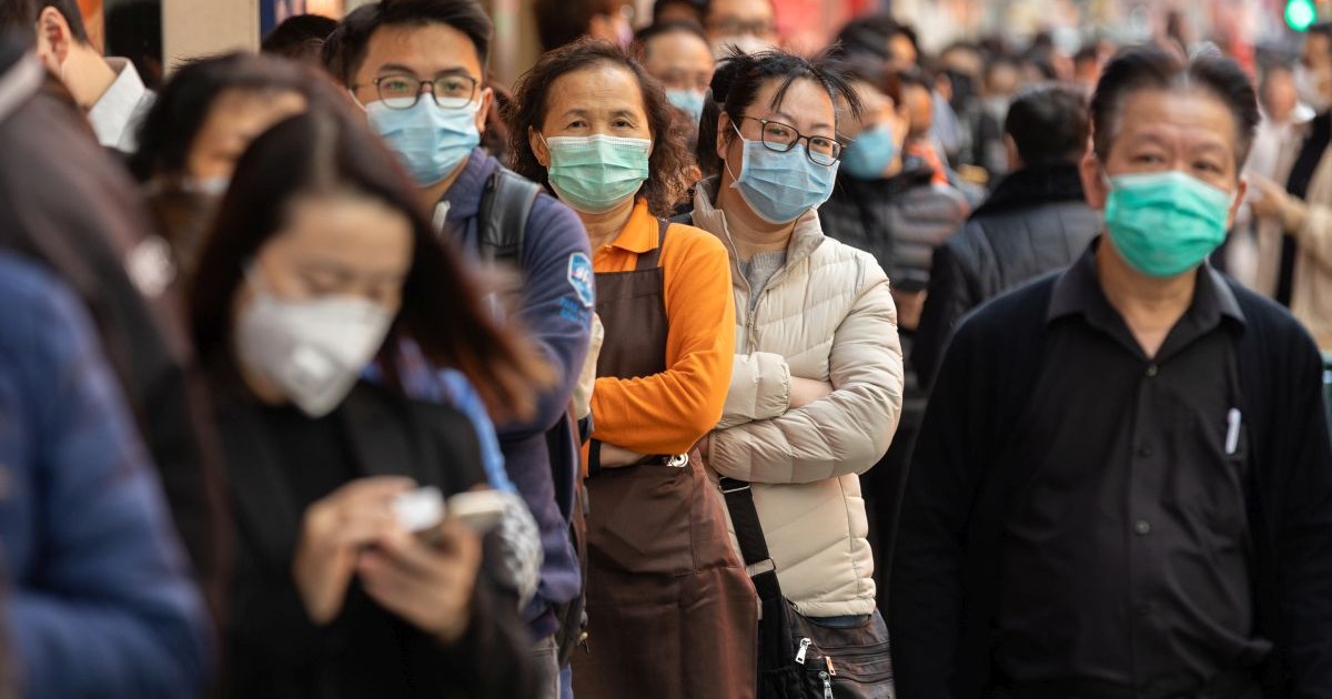 Cincisprezece cazuri de contaminare cu pneumonia virală au fost confirmate luni în Hong Kong FOTO: EPA