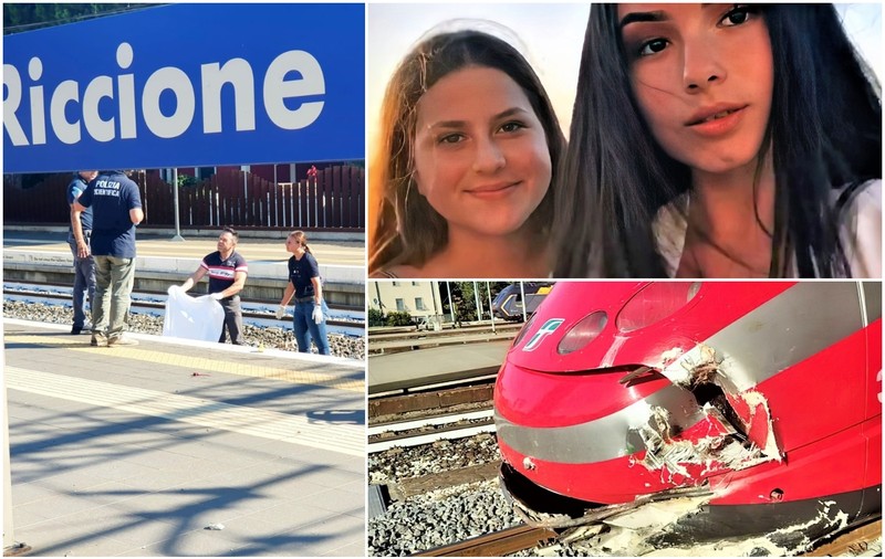 Fiicele de 15 și 16 ani ale unei românce, spulberate de un tren de mare viteză care a frânat la 700 de metri după impact, în Italia