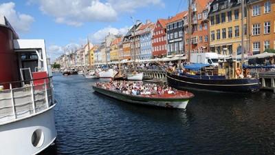 canalul nyhvan, copenhaga, danemarca