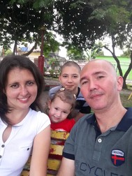 Geanina Pîslaru și familia