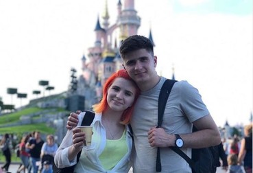 Cristina Ciobănașu alături de fratele ei