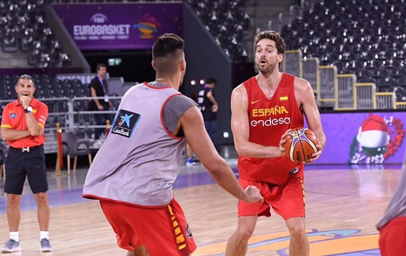 Spania și Croația s-au antrenat la Cluj-Napoca înaintea startului Eurobasket 2017 / FOTO