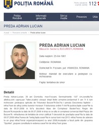 Înaintea să fie pus în aplicare mandatul de arestare, Adrian Preda a fugit în Marea Britanie
