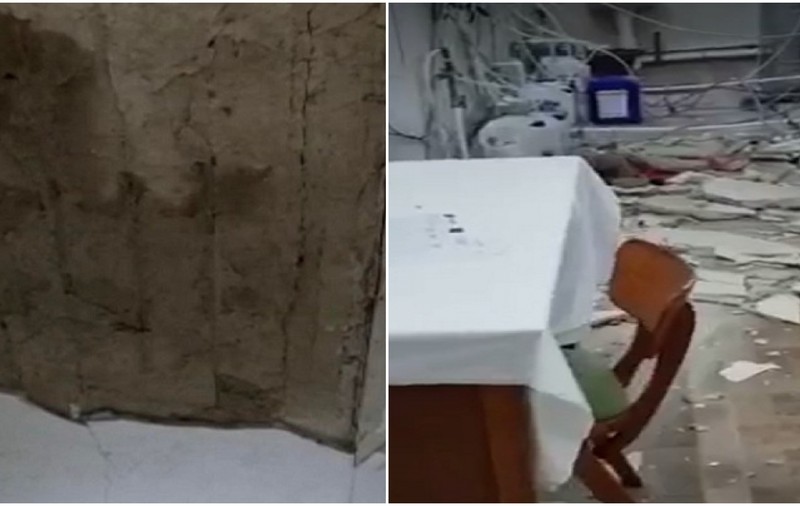 O bucată de tavan s-a prăbușit, într-o anexă a Spitalului Municipal Lugoj. ITM a deschis o anchetă