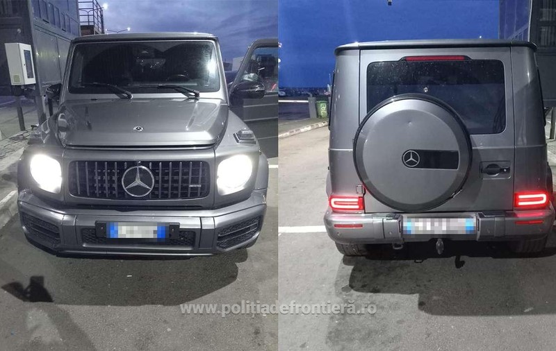 Mașină de 200.000 de euro, căutată în Italia, găsită de polițiștii români la frontiera Moravița, în Timiș
